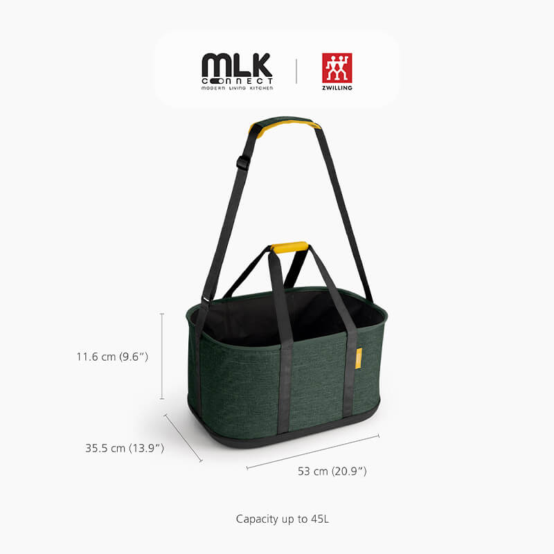ตะกร้าผ้า JOSEPH JOSEPH รุ่น HOLD-ALL OUTDOOR สีเขียว ความจุ 45 ลิตร N5000016